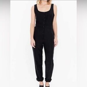 American Apparel Frankie Button Down Jumpsuit